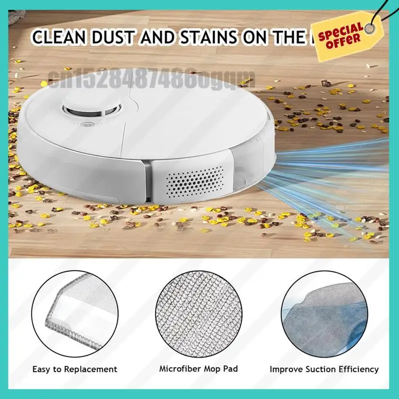 -ABJZ Conjunto de acessórios para Tapo RV30 Max Plus/Tapo RV30 Max/Tapo RV30 Max /RV20 Max Plus/RV20 Max Peças para aspirador de pó