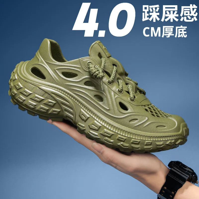 

Unisex Sandals Fashion Outdoor Casual Sports Sandals Summer Breathable Hollow Out Sandal EVA Platform Sandal Beach Shoes for Men