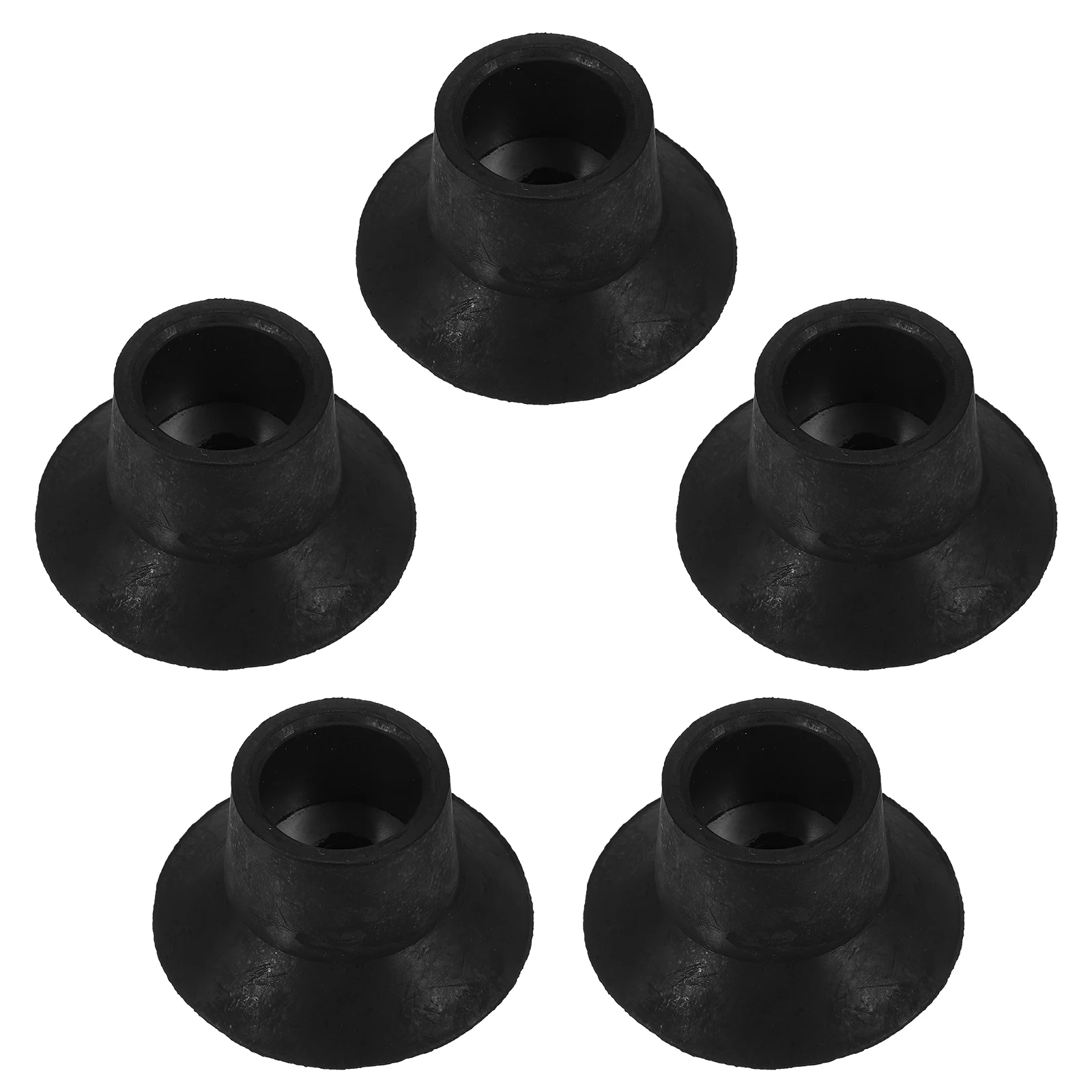 

5 Pcs Foot Pad Wear resistant Rubber Caps 2 5cm Hole Rubber Trampoline Parts Silent Anti skid Replacement Parts