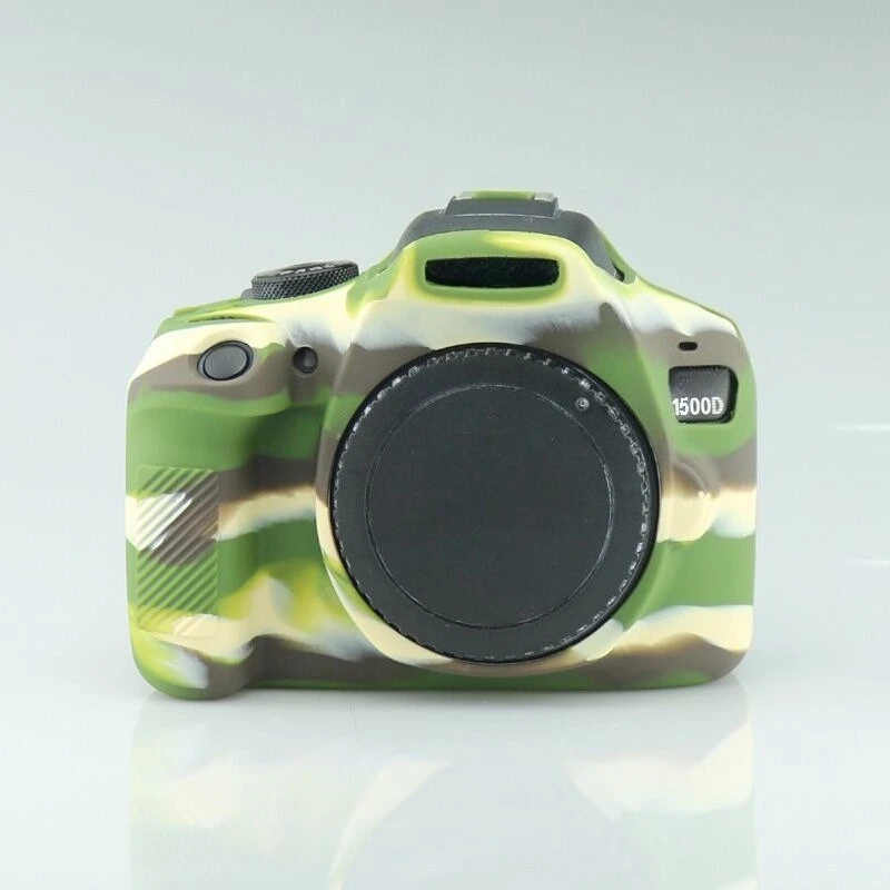 

For Canon EOS 1300D 1500D 2000D Rebel T7 Kiss X90 DSLR Camera Bag Silicone Armor Skin Case Body Cover Protector DSLR Camera Bag