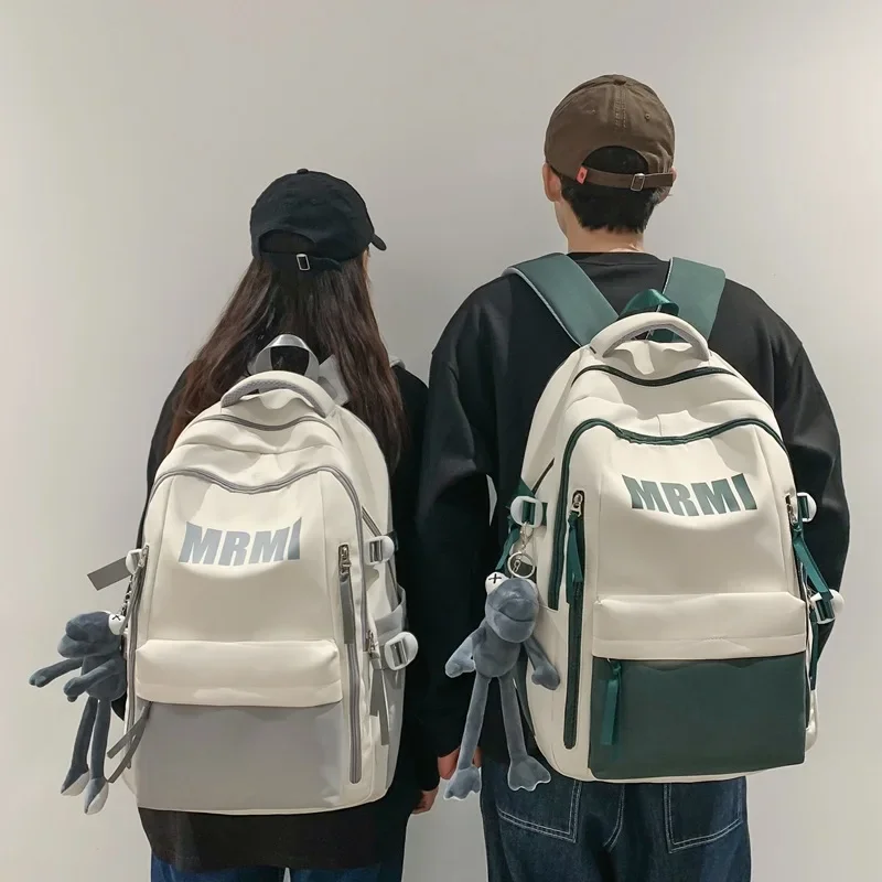 Mochilas de viagem dos desenhos animados para a escola, Mochila preta popular para meninas, Bolsa de esportes para mulheres