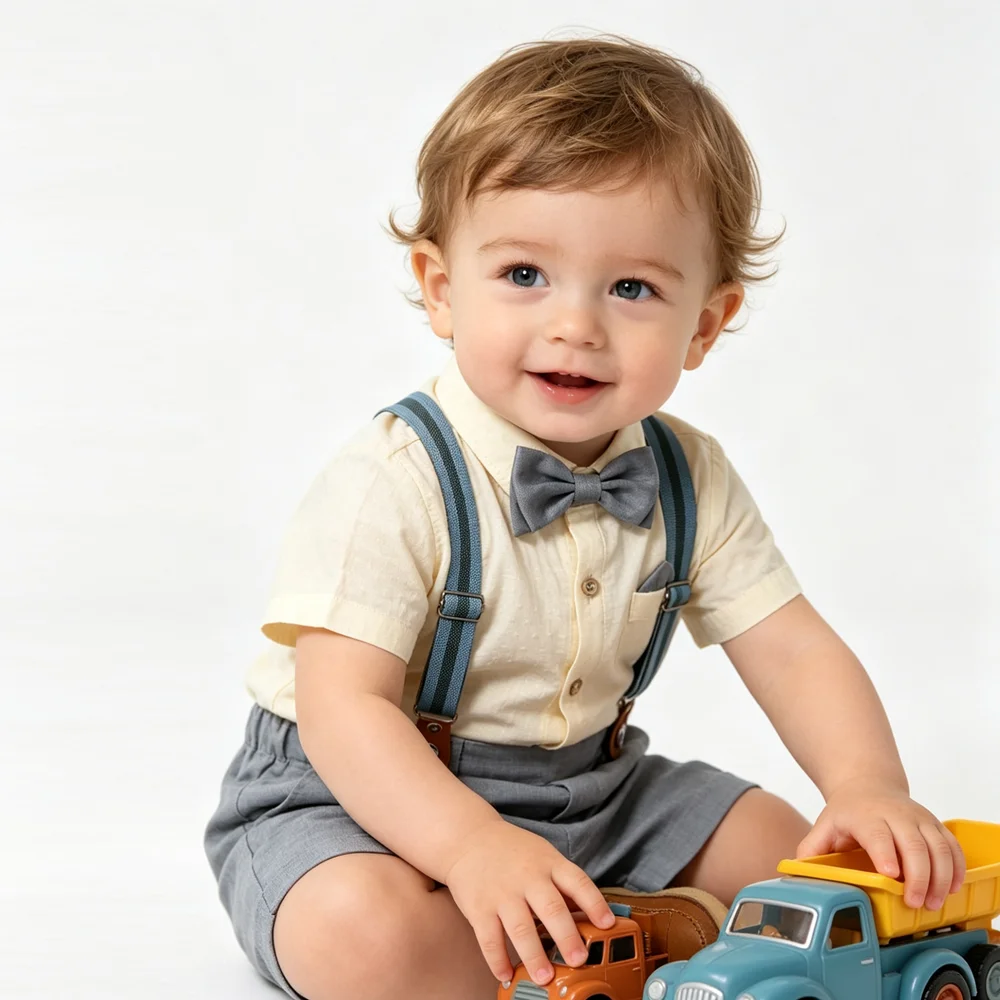 بدلة رسمية للأطفال الذكور من ا - مراجعة Baby Boy Suit Set Baptism وسعره