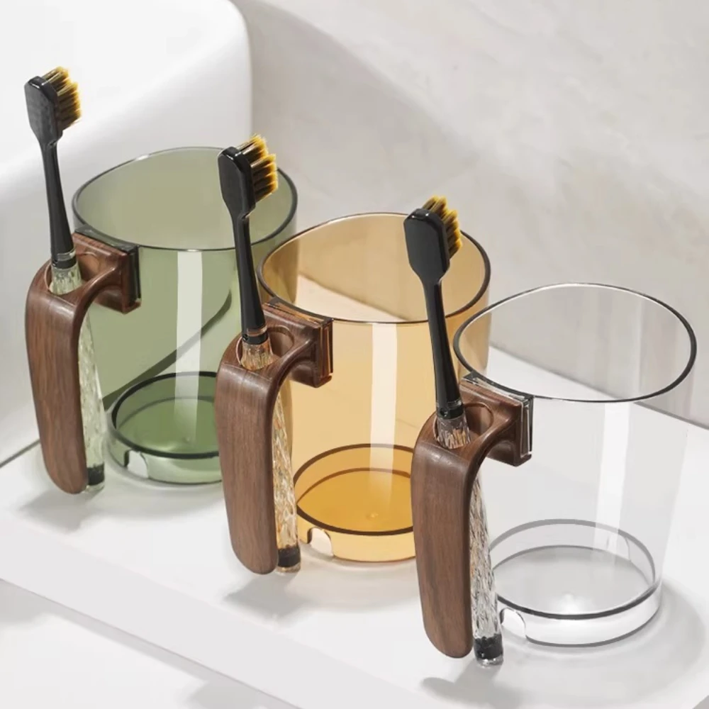 Mouthwash Cup Light Luxury High Appearance Level Washbasin Cup Couple Toothholder Household Student Dormitory New Toothbrush Cup
