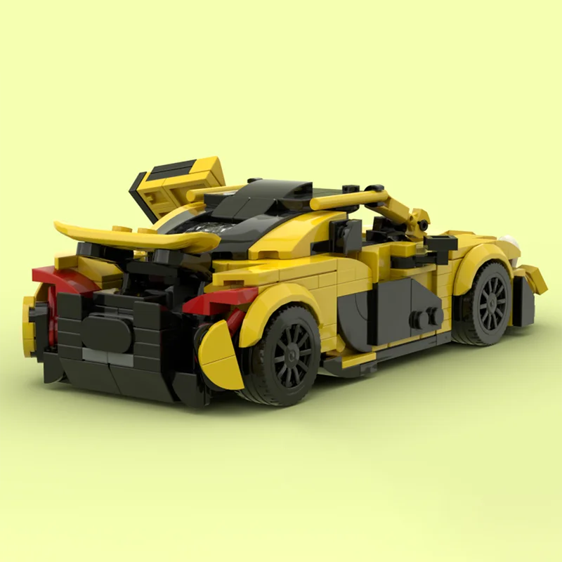 368 قطعة MOC mclarener p1 أبطال المدينة سوبر سيارة اللبنات فكرة عيد الميلاد لعبة هدية فكرة البناء لعبة عيد الميلاد هدية #2