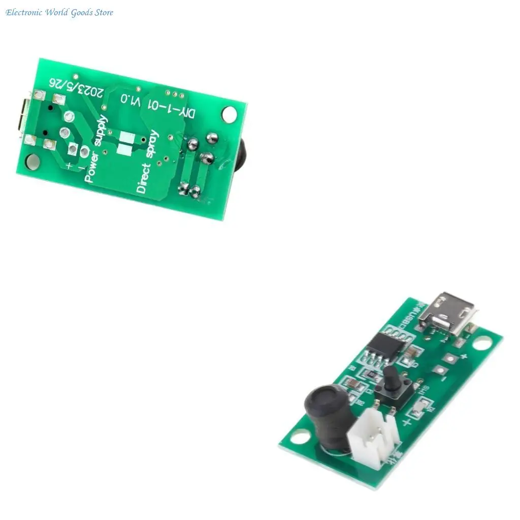

A3PD USB Mini Humidifier DIY Kits Mist Maker Driver Circuit Board Fogger Atomization Film Atomizer Sheet Mini Oscillating