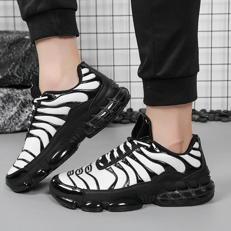 

Новые модные мужские спортивные кроссовки, легкие кроссовки в стиле «папиных» кроссовок, повседневные кроссовки для бега, толстая подошва, слипоны, дизайн с цветовыми блоками