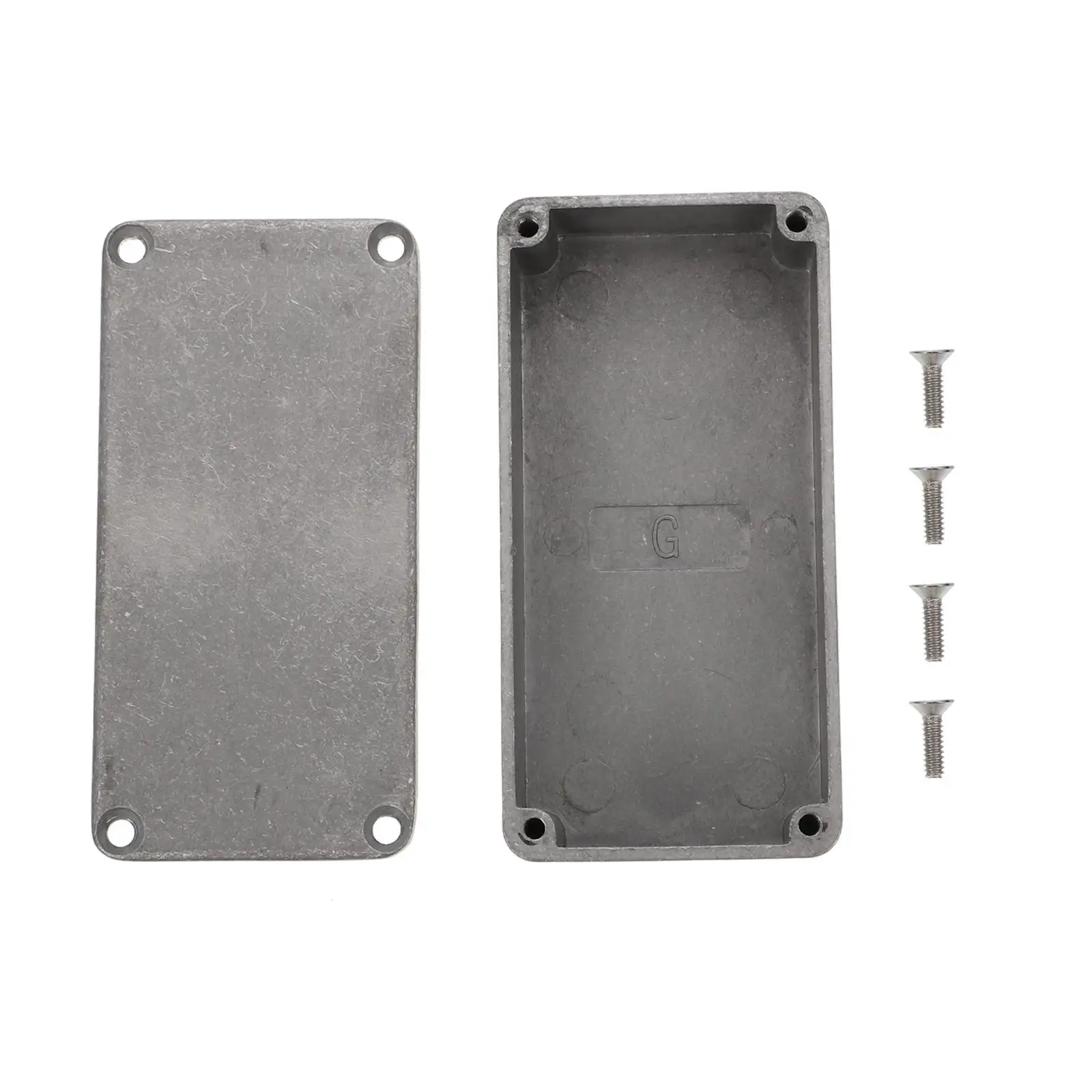 

Aluminum Die-cast Instrument Case Lightweight Enclosure for Guitar Effects Pedal Box Durable Anti-corrosion Guitar