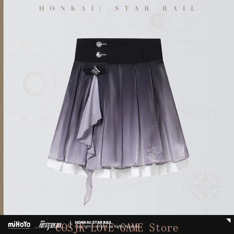 

MiHoYo Official Pre-sale Game Honkai: Star Rail Evernight Theme Impression Series Half Skirt Anime Cosplay Halloween