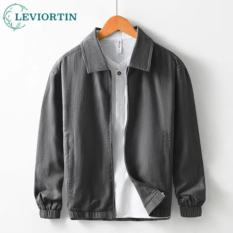 

Spring and Autumn American Fashion Urban Outdoor Commuter Solid Color Two Side Zipper Pocket Design Loose Casual Jacket Coat Top