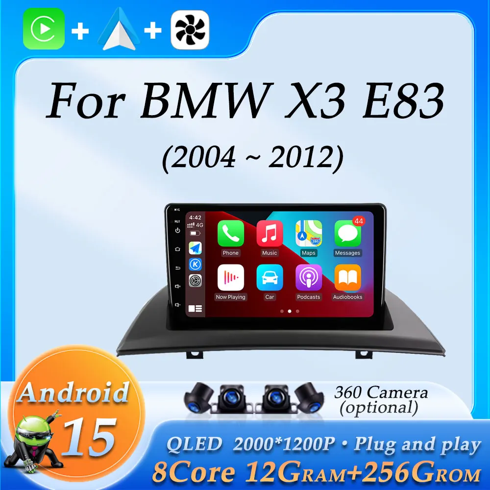 ΠΠ²ΡΠΎΠΌΠΎΠ±ΠΈΠ»ΡΠ½ΡΠΉ ΡΠ°Π΄ΠΈΠΎΠΏΡΠΈΠ΅ΠΌΠ½ΠΈΠΊ, Π²ΠΈΠ΄Π΅ΠΎ-Π°ΡΠ΄ΠΈΠΎ, ΠΌΡΠ»ΡΡΠΈΠΌΠ΅Π΄ΠΈΠΉΠ½ΡΠΉ ΠΏΠ»Π΅Π΅Ρ Π΄Π»Ρ BMW X3 E83 2004-2012 GPS Navi, ΡΠ°Π·Π΄Π΅Π»Π΅Π½Π½ΡΠΉ ΡΠΊΡΠ°Π½, DSP, ΡΡΠ΅ΡΠ΅ΠΎ, Π±Π΅ΡΠΏΡΠΎΠ²ΠΎΠ΄Π½ΠΎΠΉ CarPlay, Bluetooth ΠΠ²ΡΠΎΠΌΠΎΠ±ΠΈΠ»ΡΠ½ΡΠΉ ΡΠ°Π΄ΠΈΠΎΠΏΡΠΈΠ΅ΠΌΠ½ΠΈΠΊ, Π²ΠΈΠ΄Π΅ΠΎ-Π°ΡΠ΄ΠΈΠΎ, ΠΌΡΠ»ΡΡΠΈΠΌΠ΅Π΄ΠΈΠΉΠ½ΡΠΉ ΠΏΠ»Π΅Π΅Ρ Π΄Π»Ρ BMW X3 E83 2004-2012 GPS Navi, ΡΠ°Π·Π΄Π΅Π»Π΅Π½Π½ΡΠΉ ΡΠΊΡΠ°Π½, DSP, ΡΡΠ΅ΡΠ΅ΠΎ, Π±Π΅ΡΠΏΡΠΎΠ²ΠΎΠ΄Π½ΠΎΠΉ CarPlay, Bluetooth