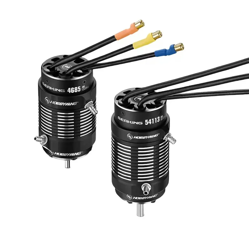 Silnik bezszczotkowy 200A/300A HV V4 ESC Hobbywing SEAKING 4685SL/54113SL V2 900KV 1500KV 800KV do łodzi RC chłodzonych wodą