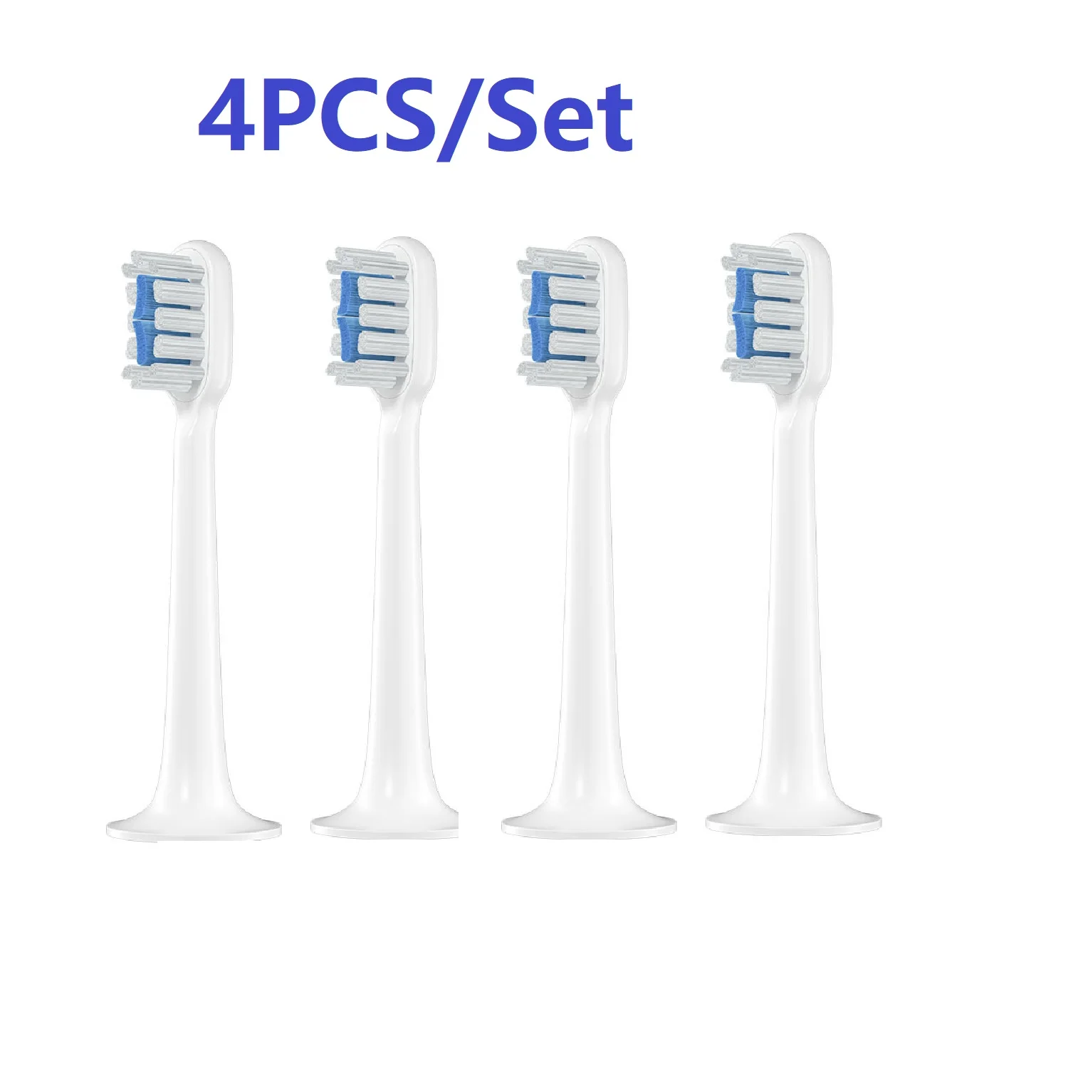 4PCS For XIAOMI MIJIA T300/500 Replacement Brush Heads Sonic Electric Toothbrush Vacuum DuPont Soft Bristle Suitable Nozzles