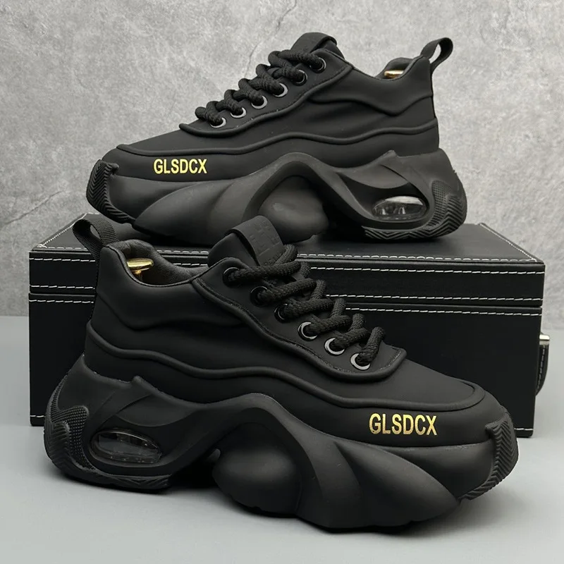 

2025 Designer Style Men Shoes Autumn Winter Comfortable Men's Thick Platform Sneakers Fashion Casual Shoes Sports Trainers Tenis