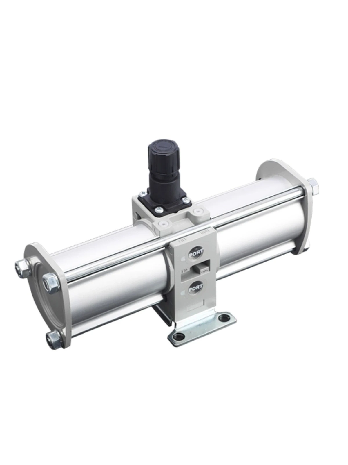 Industrial Heavy-Duty VBA10A-02/VBA10A-02GN Pneumatic Air Booster Valve with Gauge & Muffler for Air Storage Tank