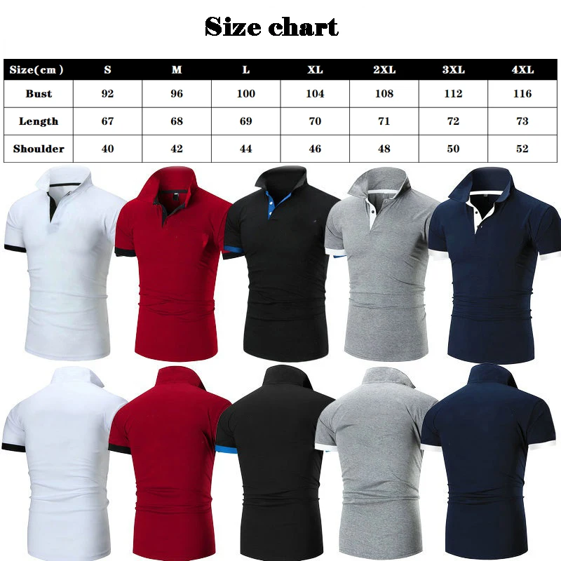 Men Custom Logo Polo Shirt Summer Casual Short-Sleeved Polo Shirts Custom Logo Embroidery Printing Personalized Design Tops