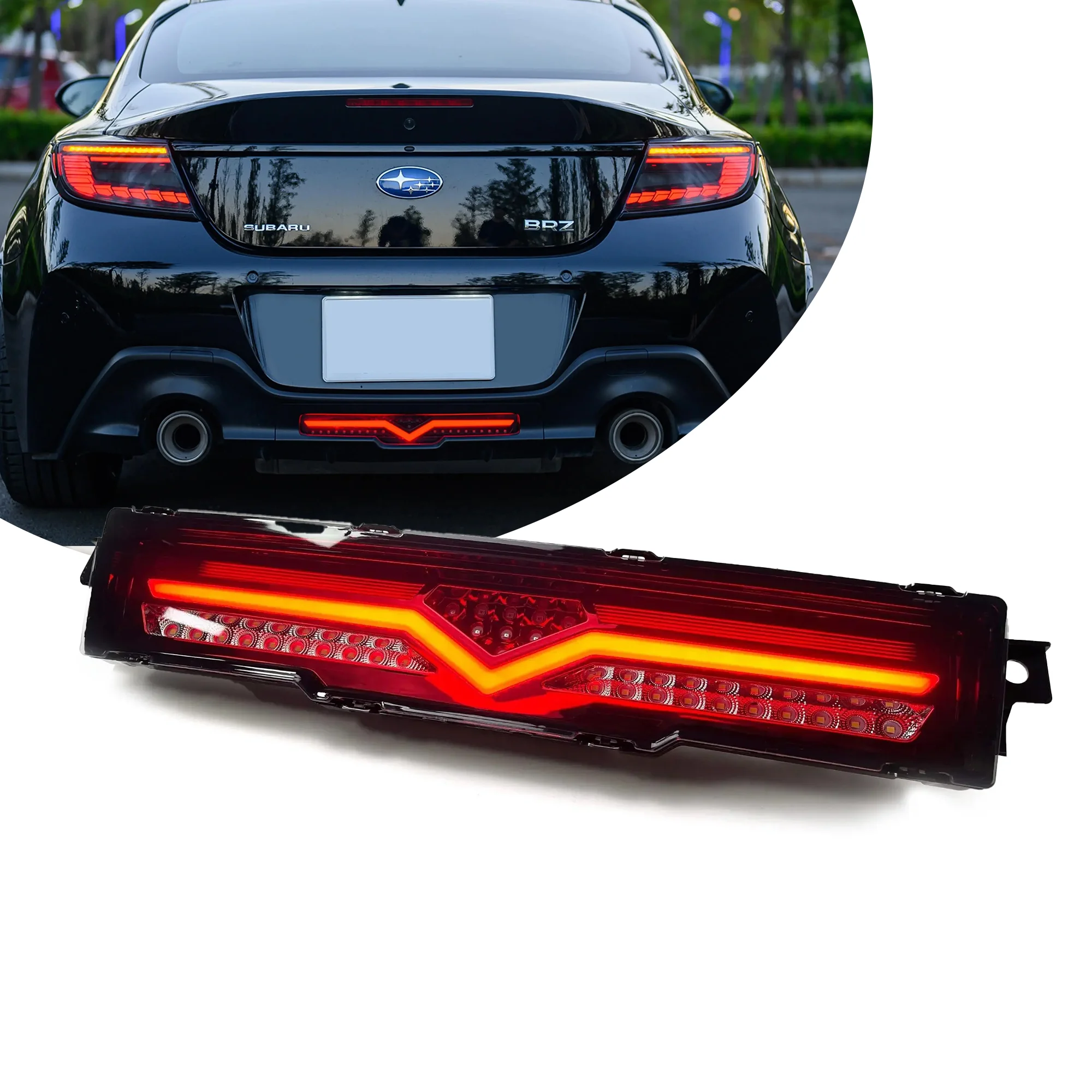 LED Fog lamp for Toyota GR86 & Subaru Brz ZD8 2021-2023 Car Rear Brake Lamp Bumper Light Assembly