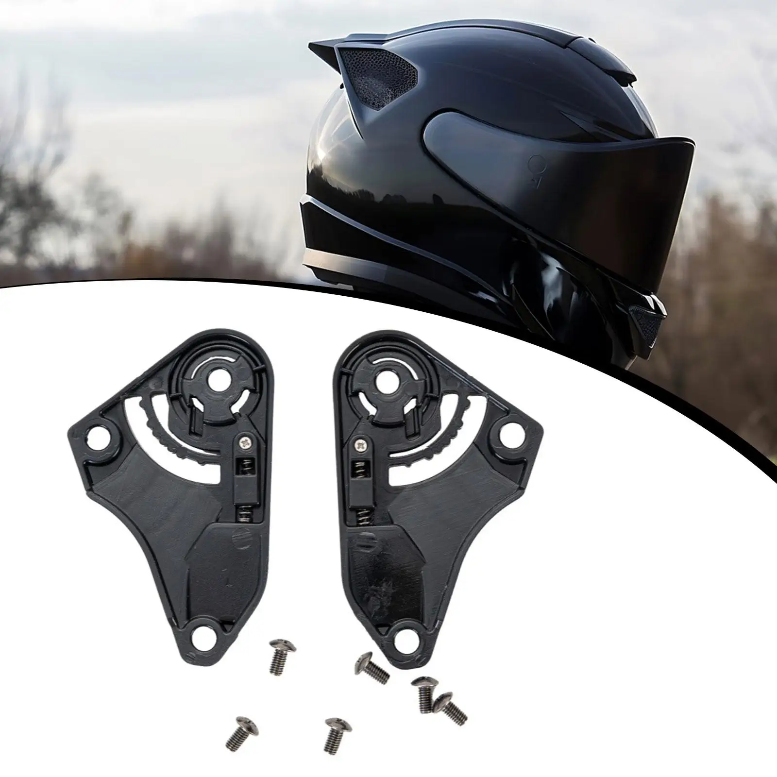 

2 шт., базовая пластина для шлема, запасные части для курса Kyt TT