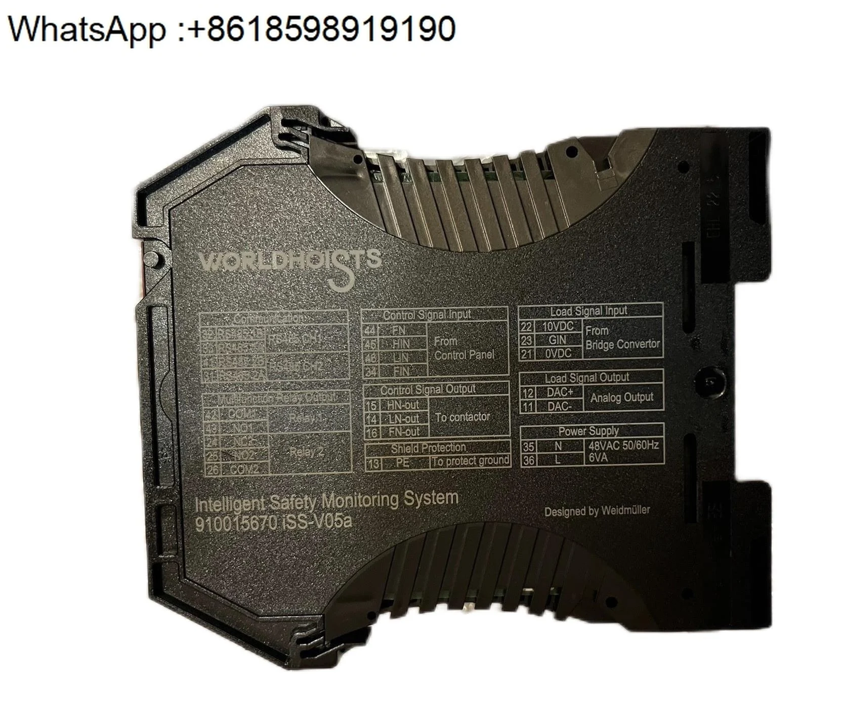 Control iSS-V05a, WORLDHOISTS nuevo y genuino