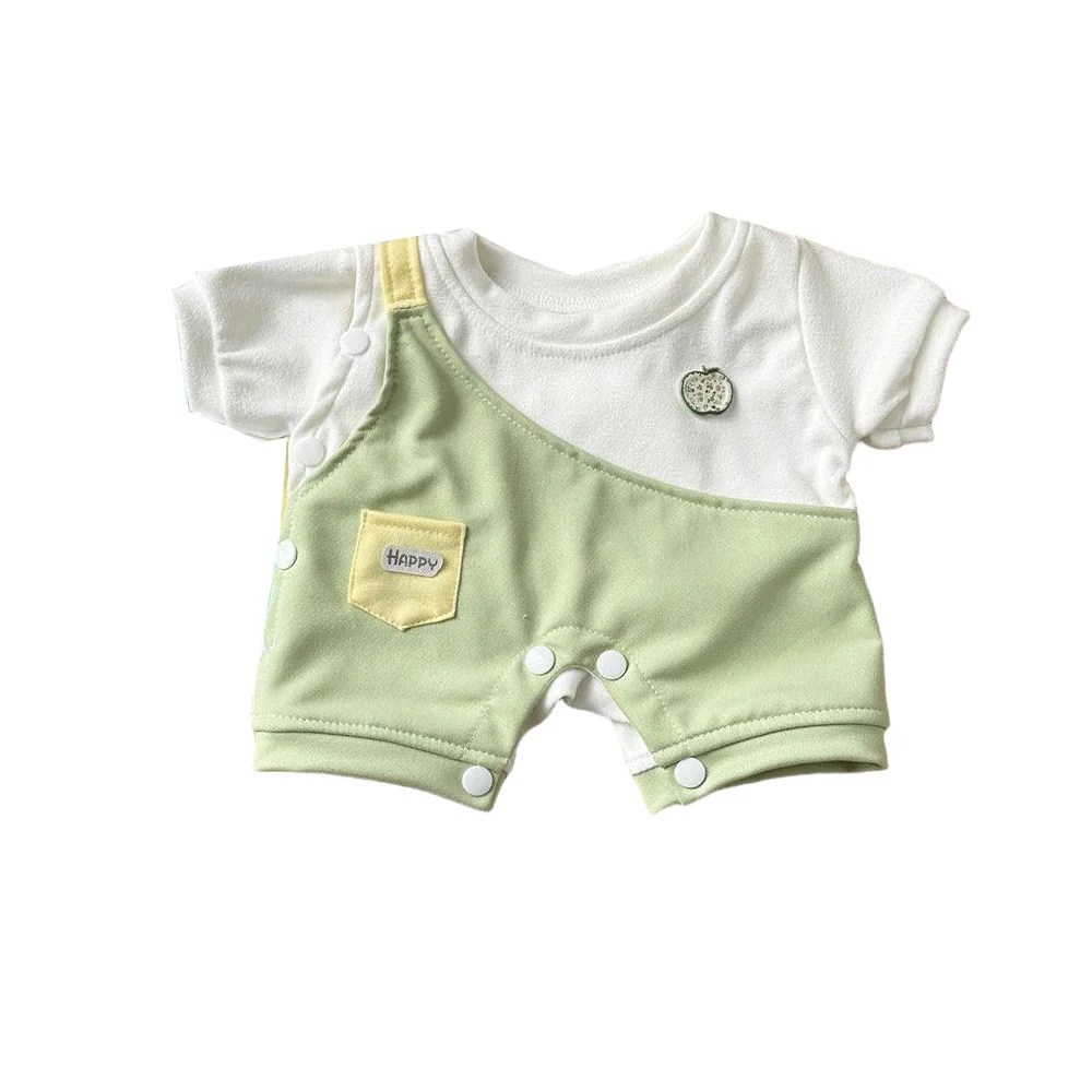 

40CM cotton doll standing pose dress clothing attributes set of back belt pants