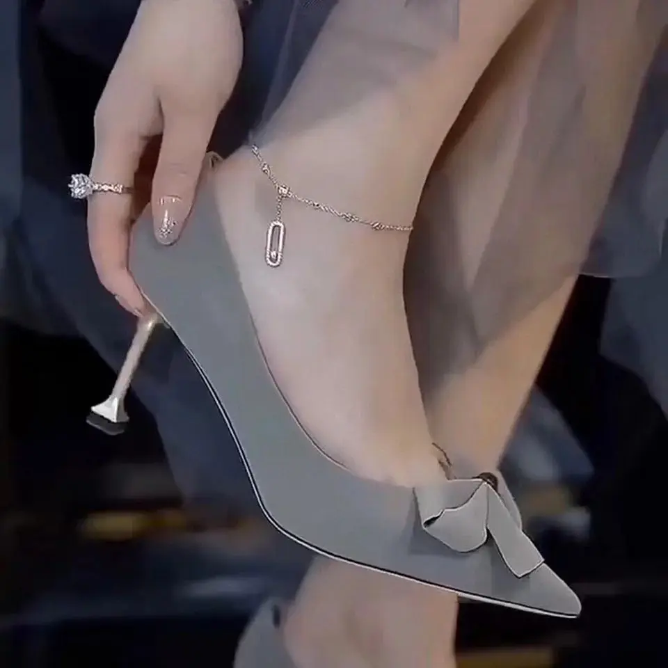 RAKOL Fashion Cubic Zirconia Geometric Pendant Anklets For Women INS 2023 Trendy Beach Accessories Hawaii Party Gift Jewelry