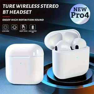 Pro4 tws bluetooth kulaklık 9d stereo kablosuz kulaklıklar kulak hifi kulaklık kulak handsfree mikrofon ile xiaomi iphone için Kulaklığın ilk 10 satışı, arete-no. 3