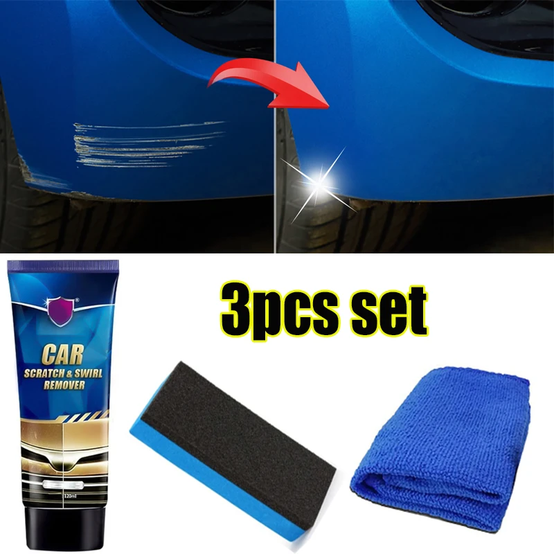 

Car Scratch Remover and Paint Restorer Quickly Repairs Auto Scratches Body Wax Polish Paint Paste Car Scratch Repair Paste Kit