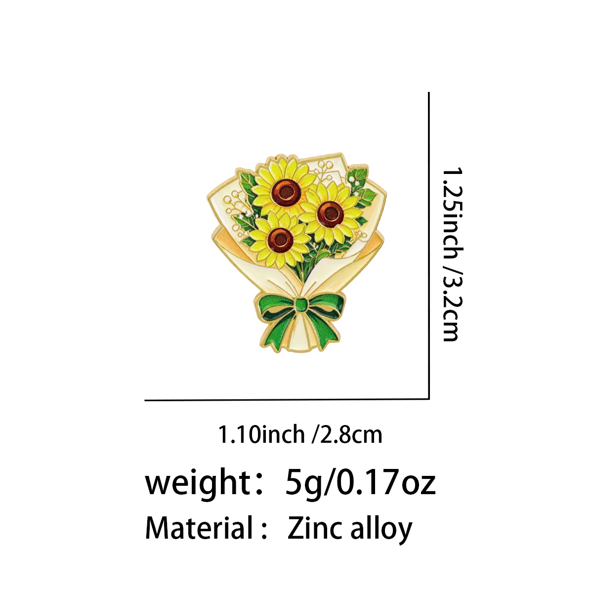 Bouquet Collection Brooch for  - огляд і ціна Men Accessories Bouquet