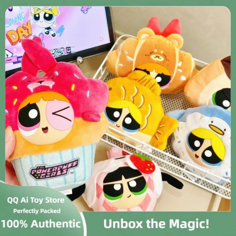 

Подлинная серия Powerpuff Girls Bakery Workshop, слепая коробка, настольная кавайная кукла, декор, кулон, загадочная коробка, милый подарок по индивидуальному заказу