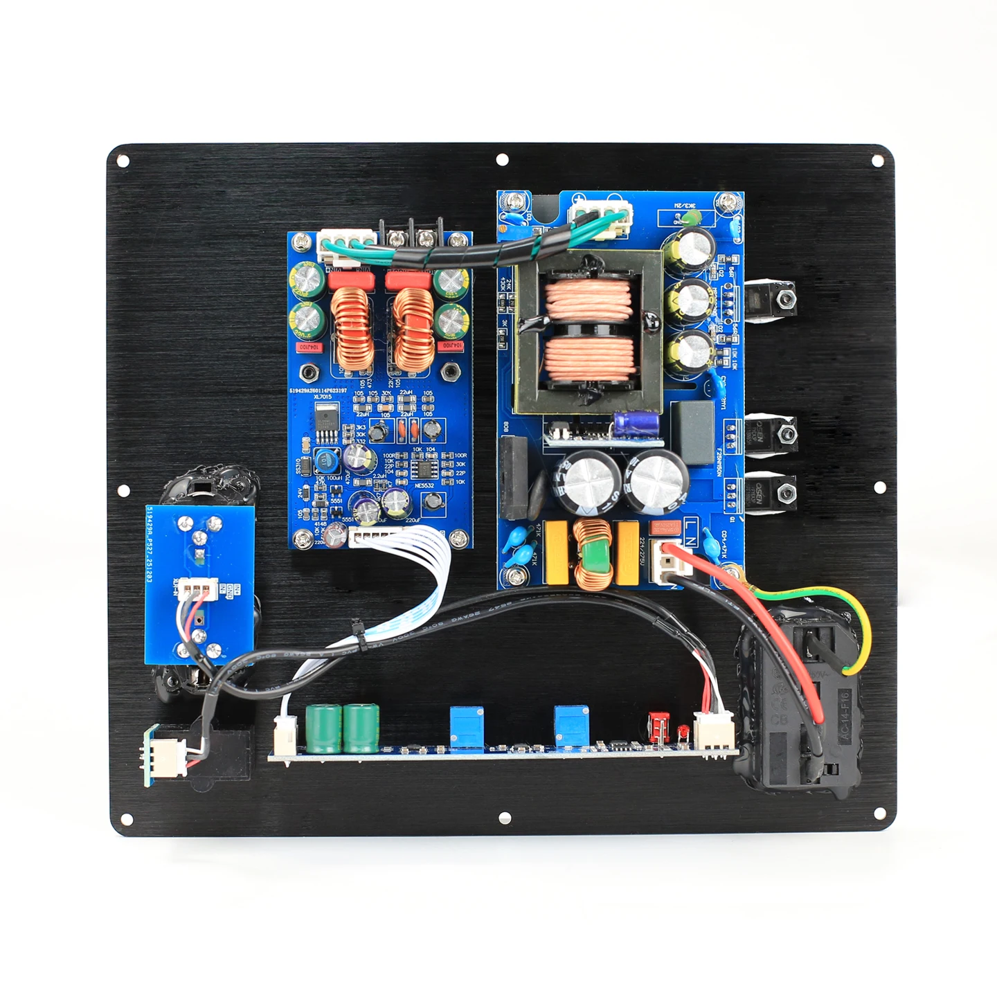 TPA3255 디지털 서브우퍼 증폭기 보드 300W 고출력 액티브 서브 베이스 앰프 홈 오디오 DIY 스피커용 XLR RCA 입력