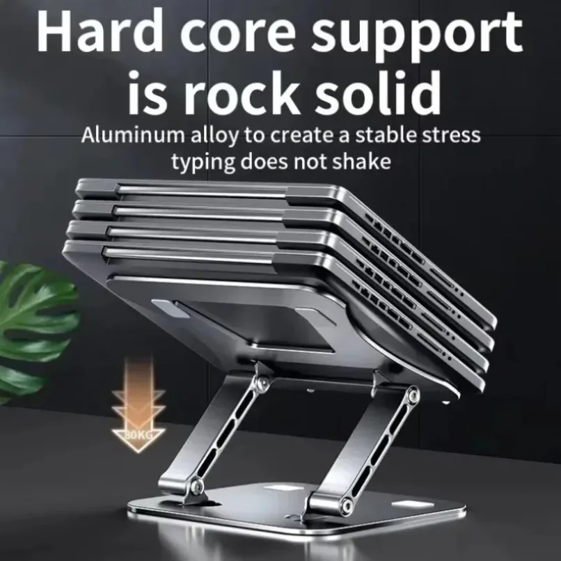 Tablet Stand Aluminum Tablet Holder for Desk with Adjustable 360° Swivel Bracket for iPad Pro Air Mini Galaxy Tab for 4.7''-13" view 5