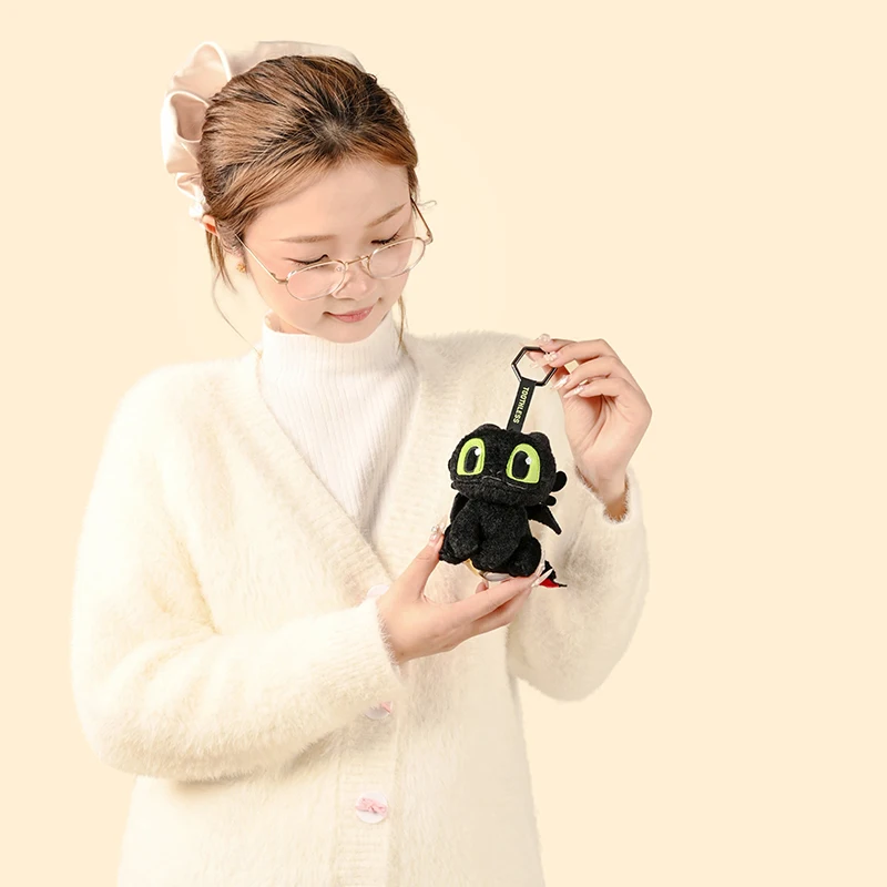 Original Drachenzähmen leicht gemacht Zahnlos Anime Plüschpuppe Plüsch Cartoon Kissen Auto Anhänger Niedliches Kindergeschenk