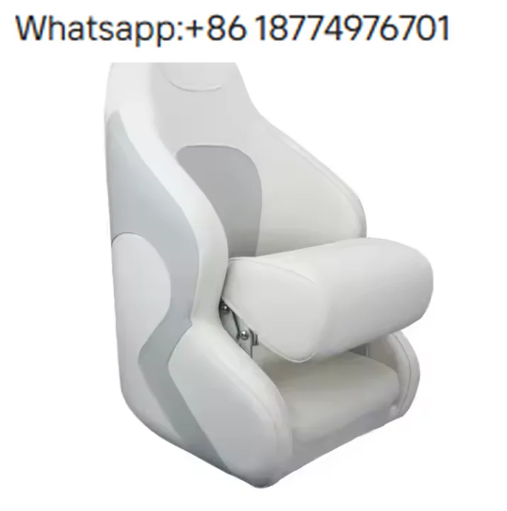 Wholesale Luxury Leather Captain's Boat Seat Custom Reclining Marine Chair for Ship Waterproof Luxuriously Comfortable Special