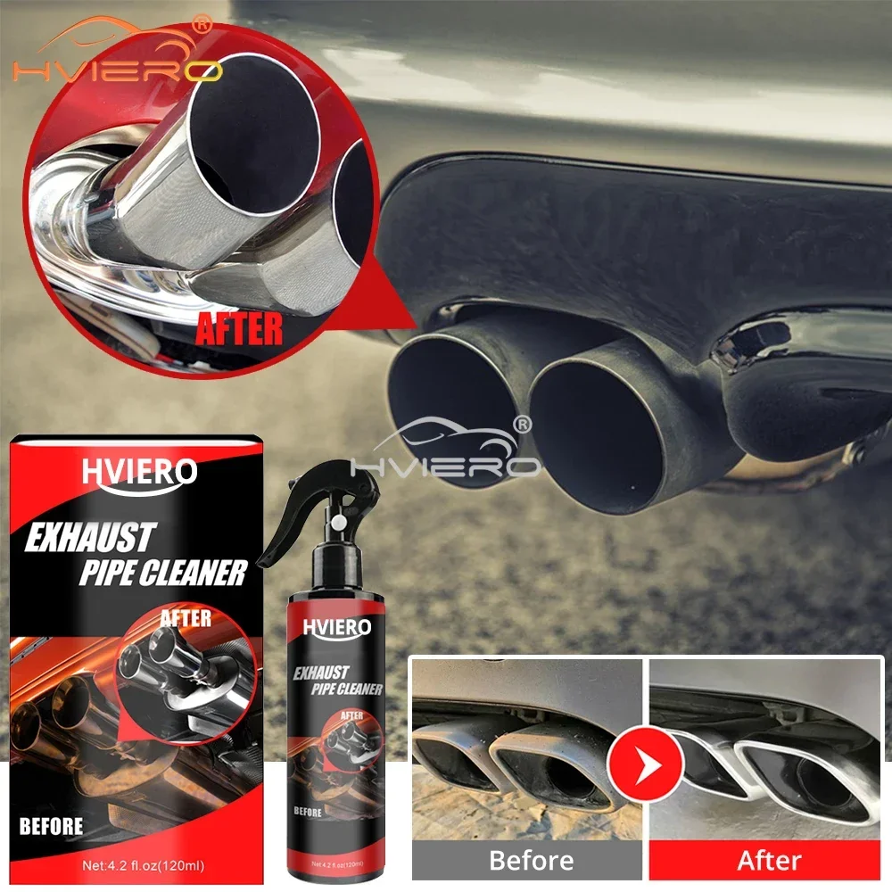 Remover Rust Car Exhaust Pipe Anti-Rust Spray Metal Surface Cleaner Multi-Purpose Maintenance Sponge Reliant Brush Clean Care