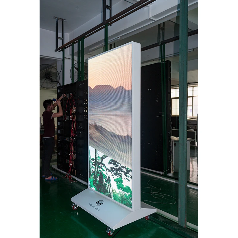 4K مشغل الوسائط الإعلانية جدار جبل شاشة ذكية تعمل باللمس لوحة القائمة التفاعلية لشاشة لافتات رقمية لمركز التسوق #4