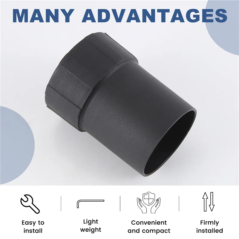 ABRG-conector de Host de aspiradora Industrial, adaptador de manguera de conexión de 53/58Mm y Host para manguera de rosca, Par de aspiradora de 50Mm/58Mm