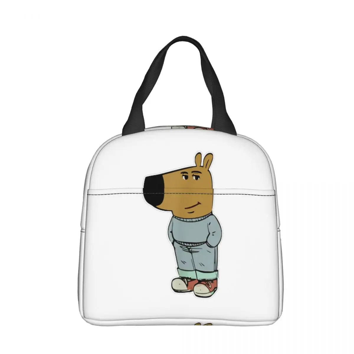 مضحك أنا مجرد رجل البرد ميمي معزول أكياس الغداء حقيبة للحفاظ على البرودة وجبة الحاويات كبيرة حمل علب الاغذية للرجال النساء كلية