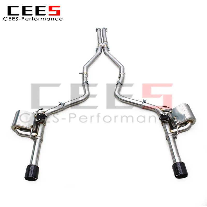 

CEES Valvetronic Catback Exhaust Pipe for Dodge Charger V6 3.6L 2012-2019 Stainless Steel Tuning Valved Muffler Exhaust System