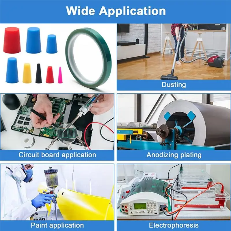

AA83 100 + 1 шт. Комплект конических заглушек из силиконовой резины, конические заглушки 8 размеров от 1/16 до 5/8 дюймов для заглушек, покрасок, уплотнений