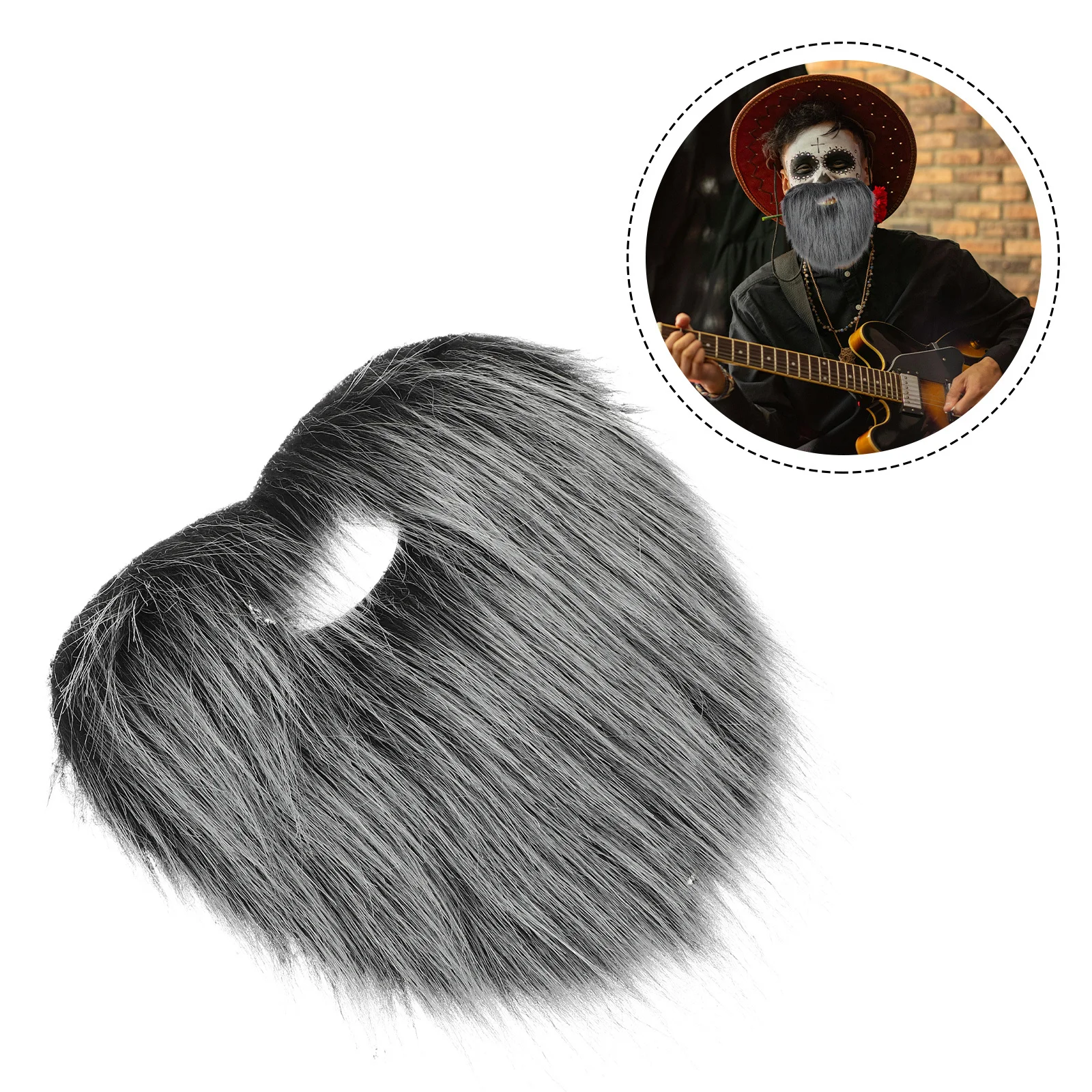 

Simulated Mustache Artificial Beard Cloth Realistic Fake Mustache Lightweight Comfortable for Cosplay Masquerade Party