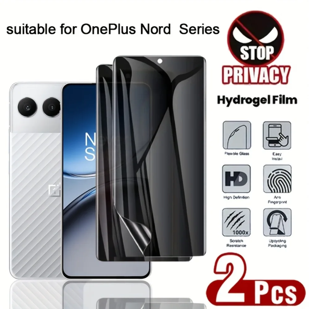 2 قطعة فيلم جل الماء المضاد للظهور مناسب لـ Oneplus Nord 4 3 2 Lite 2T 2 5G Nord CE4 Lite CE4 CE 3 2 Lite Film