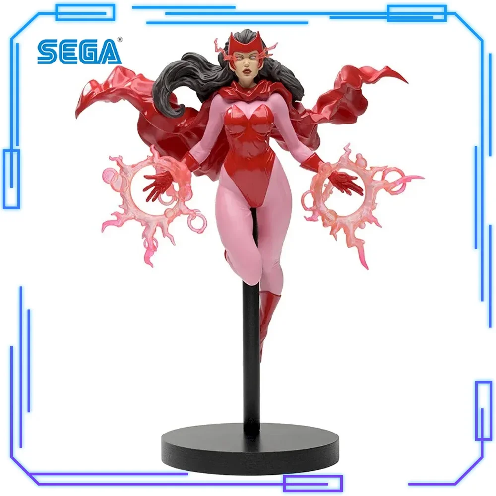 En stock, figuras de juguete originales de SEGA de Marvel Comics, Wanda Vision, Scarlet Witch, Wanda, Django, Maximoff, 16cm, figuras de colección