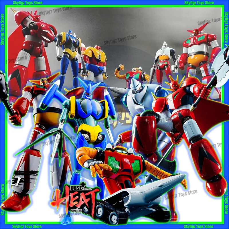 

В наличии POSE + METAL HEAT Getter Liger Getter 123, полная коллекция Getter Drgon, подвижная фигурка из сплава, коллекция подарков