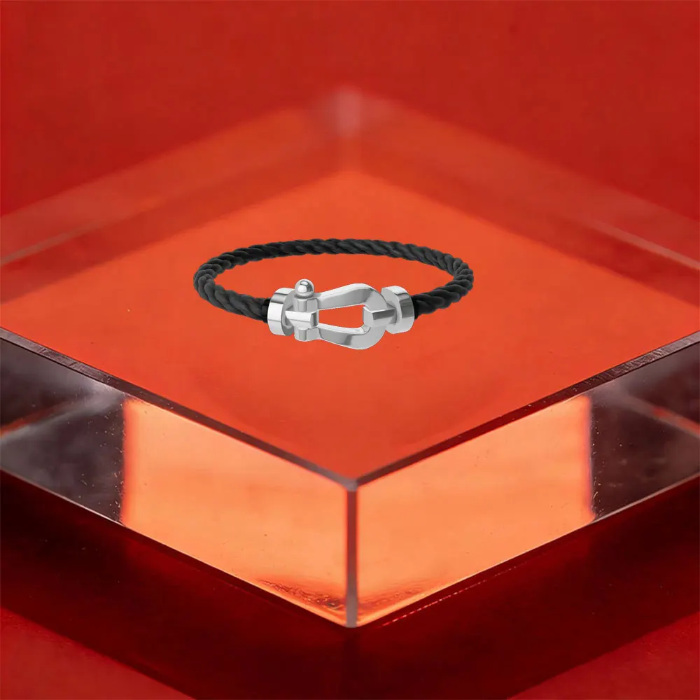 

2026 High-Quality Classic Large Size Non-Set Diamond-Free Matte Bracelet - Suitable for Daily Wearing