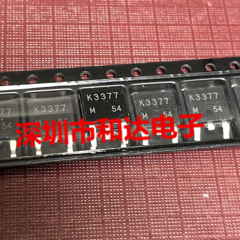 

10 шт. оригинальные новые 2SK3377 K3377 MOS полевая трубка патч TO-252 60 В 20 А