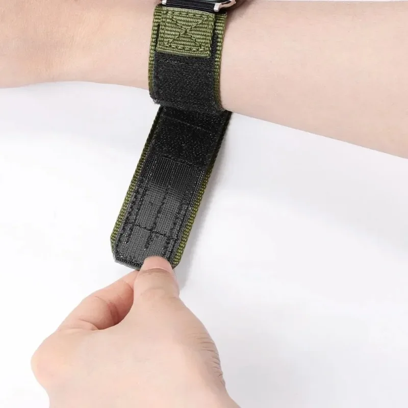 جديد سريع صالح حزام نايلون لساعة Garmin Fenix7 7X 6X Pro/Epix Pro Gen 2 51 مللي متر 47 مللي متر/Fenix6 5Plus 5XPlus 22 مللي متر 26 مللي متر حزام الساعات