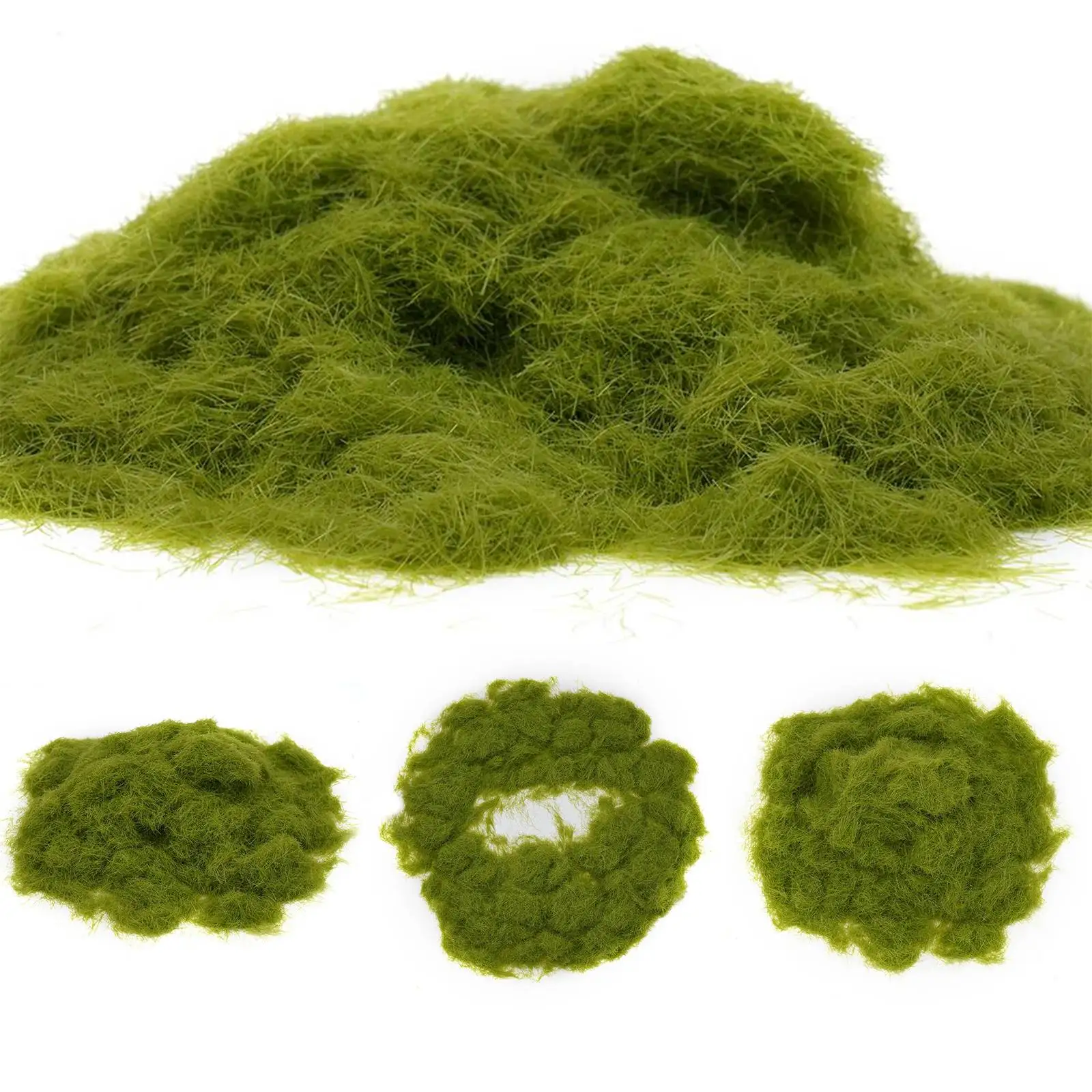 Nylon Artificial Grass Model Railway Lawn Grass Powder Green Scenery 30g 3mm Nylon Grass Powder Modeling Hobby Craft Accessory