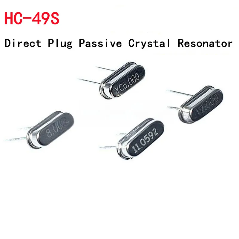 10 PZ HC-49S Spina Diretta Risonatore A Cristallo Passivo Cristallo Di Quarzo 4M8M10M12M16M20M25M26M27M32M40M/11.0592M