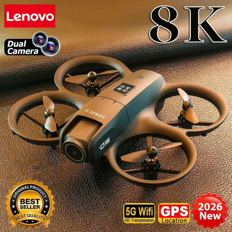Lenovo D16 Drone 8K Aerial HD Professional Dual-Camera Optical Flow Positioning Intelligent Obstacle Avoidance Motor GPS Drone