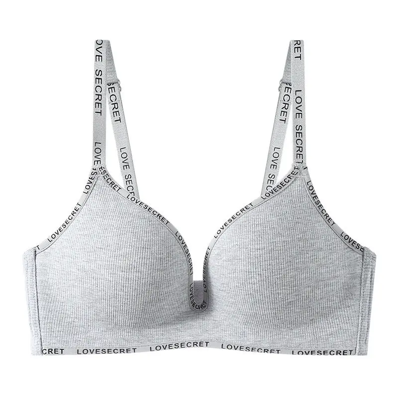 ​   Frühling Sommer Neue BHs für kleine Brüste Damen Push-Up Nahtlos Drahtlos Seitlich Glättend Anti-Drop T-Shirt BH