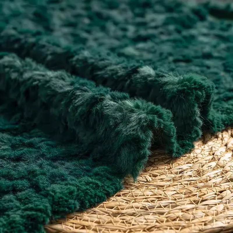 

Ткань из темно-зеленого кроличьего меха, 1 ярд, для одежды, игрушек, кукол, пальто, жилетов, сценических костюмов, рукоделия, фотосъемки новорожденных